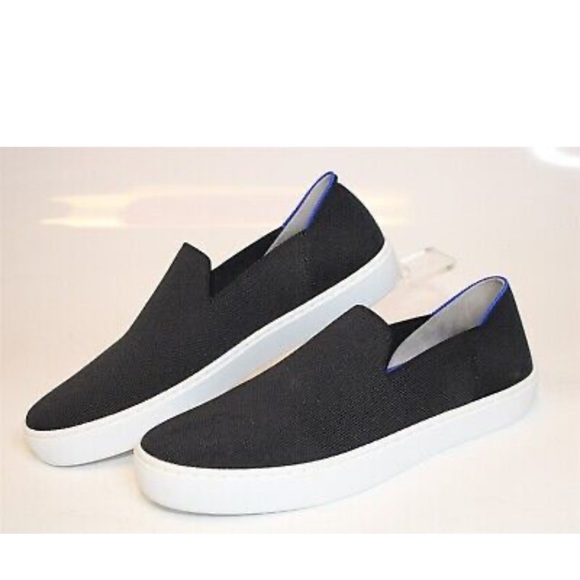 Rothy's Shoes - Rothy's The Original Slip On Sneaker Womens Black Textile Shoes  Size 9.5/40.5